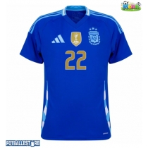 Argentina Lautaro Martinez #22 Bortedrakt Copa America 2024 Kortermet